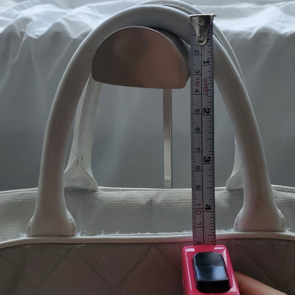 AUTH CHANEL bowling canvas tote tennis sport - Picture 10 of 12